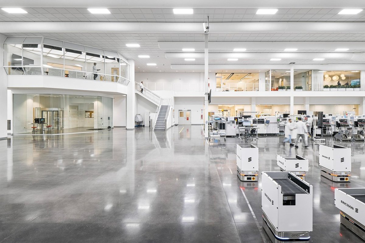 案例现场 · Gensler 项目介绍：Ericsson：用 5G 连接智能工厂